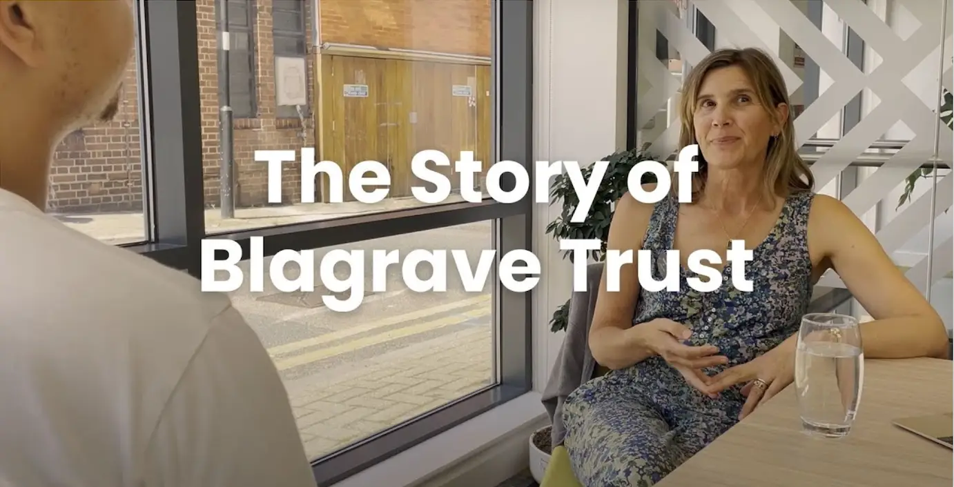Jo talking about her experiences at Blagrave