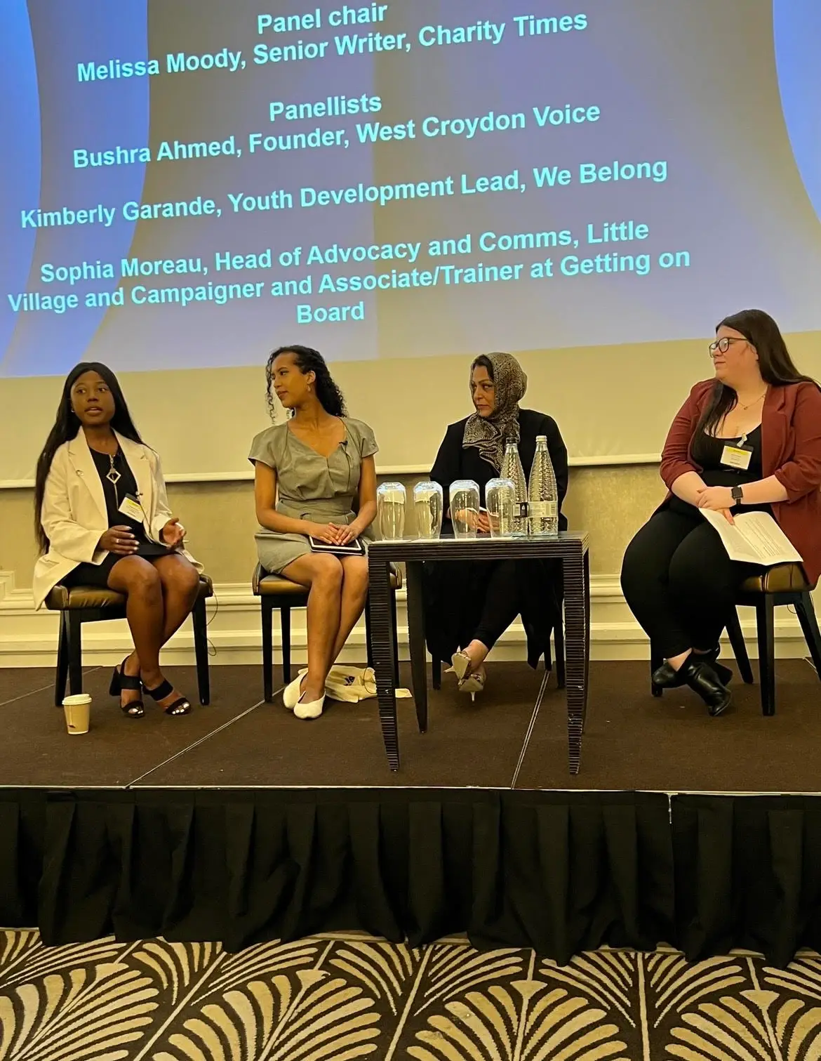 Kimberley speaking at the conference